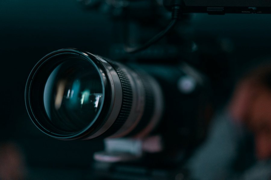 Close-up of a camera lens